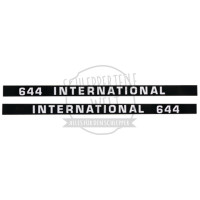 Aufklebersatz schwarz für McCormick / IHC 554 743 745 844S 946 1046 1246 1455