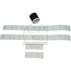 Aufklebersatz schwarz für McCormick / IHC 554 743 745 844S 946 1046 1246 1455