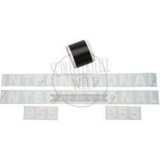 Aufklebersatz schwarz für McCormick / IHC 554 743 745 844S 946 1046 1246 1455