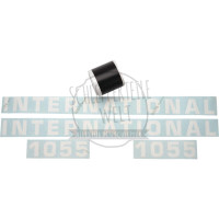 Aufklebersatz schwarz für McCormick / IHC 554 743 745 844S 946 1046 1246 1455