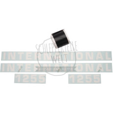 Aufklebersatz schwarz für McCormick / IHC 554 743 745 844S 946 1046 1246 1455