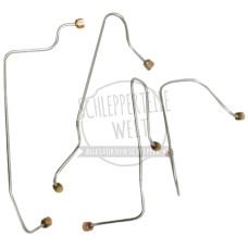 Einspritzleitungen Satz Simms Pumpe passend für Fordson / Ford 5000 6600