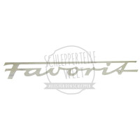 Schriftzug Favorit , Ausführung runde Motorhaube passend für Fendt Favorit
