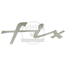 Schriftzug Fix , Ausführung runde Motorhaube für Fendt Fix 1 Fix 2 Fix 16