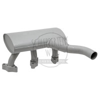 Auspufftopf mit Krümmer für Mercedes-Benz 800 OM 364 Trac 700 A3641400309