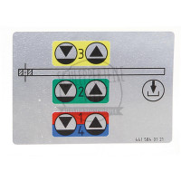 Aufkleber Hydraulikanschlüsse vorne für Mercedes-Benz 800 900 1000 1100 Trac 700