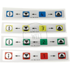 Aufkleber passend für Mercedes-Benz 800 900 1000 1100 Trac 700