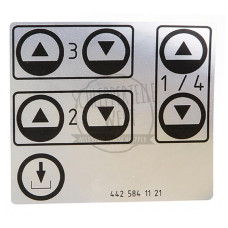 Aufkleber passend für Mercedes-Benz 1300 1500 Trac 1100 A4425841121