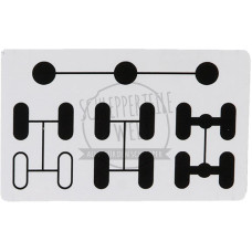 Aufkleber Allradschalter passend für Mercedes-Benz 700 800 900 Trac 65/70