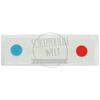 Aufkleber Heizungsregler passend für Mercedes-Benz 1400 1500 1600 1800 Trac 1300