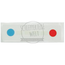 Aufkleber Heizungsregler passend für Mercedes-Benz 1400 1500 1600 1800 Trac 1300