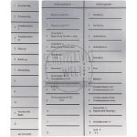 Aufkleber passend für Mercedes-Benz 1300 1500 Trac 1100
