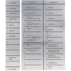 Aufkleber passend für Mercedes-Benz 1300 1500 Trac 1100