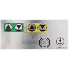 Aufkleber Hydraulikanschlüsse hinten für Mercedes-Benz 700 800 900 Trac 65/70