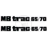 Aufklebersatz Motorhaube, MB Trac 65/70 links und rechts für Mercedes-Benz 700