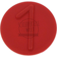 Clip Klappdeckel rot 1 für Mercedes-Benz 800 1000 1100 1400 1500 1800 Trac 700