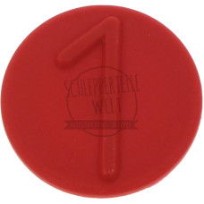 Clip Klappdeckel rot 1 für Mercedes-Benz 800 1000 1100 1400 1500 1800 Trac 700