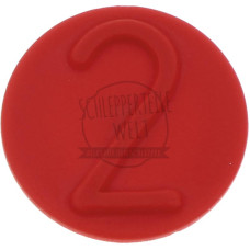 Clip Klappdeckel rot 2 für Mercedes-Benz 800 1000 1100 1400 1500 1800 Trac 700