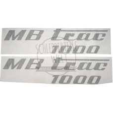 Aufklebersatz MB Trac 1000, olivgrün passend für Mercedes-Benz Trac 1000