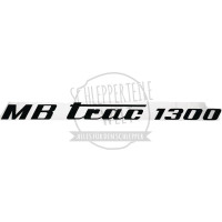 Aufklebersatz MB Trac 1300, schwarz für Mercedes-Benz 1300 1500 Trac 1100