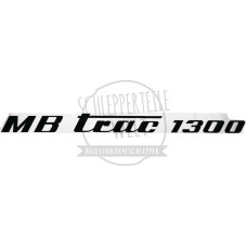 Aufklebersatz MB Trac 1300, schwarz für Mercedes-Benz 1300 1500 Trac 1100