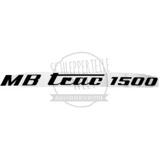 Aufklebersatz MB Trac 1500, schwarz für Mercedes-Benz 1300 1500 Trac 1100 Aufklebersatz MB Trac 1500, schwarz für Mercedes-Benz 1300 1500 Trac 1100