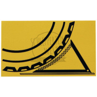 Hinweisschild für Mercedes-Benz 700 800 1000 1100 1400 1500 1800 Trac 65/70