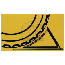 Hinweisschild für Mercedes-Benz 700 800 1000 1100 1400 1500 1800 Trac 65/70