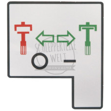 Aufkleber Zapfwellenkupplung für Mercedes-Benz U 424 U 425 U 427 U 435 U 437