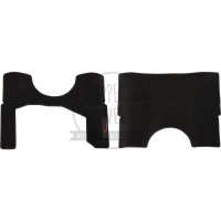 Fußmatte velours 2-teilig, schwarz für Mercedes-Benz 1300 1400 1500 1600 1800