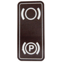 Aufkleber Handbremse, braun für Mercedes-Benz 1400 1500 1600 1800 Trac 1300