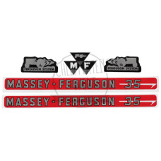 Aufklebersatz Massey Ferguson 35 passend für Massey Ferguson FE 35 MF 35
