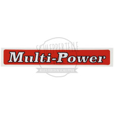 Aufkleber Multi-Power für Massey Ferguson MF 135 MF 148 MF 165 MF 168 MF 175