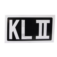 Aufkleber KL II passend für Steyr T 84 T 180a T 182 T 185 T 280a