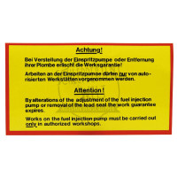 Aufkleber Motorblock passend für Steyr T 80 T 84 T 86 T 180 T 182 T 185 T 280