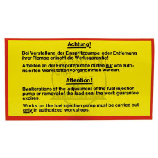 Aufkleber Motorblock passend für Steyr T 80 T 84 T 86 T 180 T 182 T 185 T 280