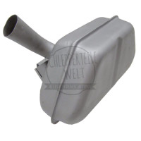 Auspufftopf unten passend für Hanomag Granit 500 rund