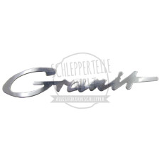 Schriftzug passend für Hanomag Granit 500 rund Schriftzug passend für Hanomag Granit 500 rund