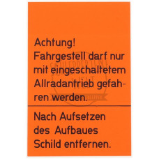 Aufkleber Türsäule Ersatz für Mercedes-Benz A4255840338