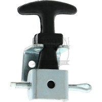 2x Haubenhalter kpl. mit Halterung, kurz