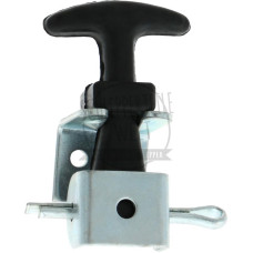 2x Haubenhalter kpl. mit Halterung, kurz