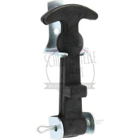 2x Haubenhalter kpl. mit Halterung, mittellang für Pöttinger CAT 165 CAT 185