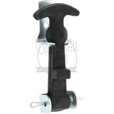 2x Haubenhalter kpl. mit Halterung, mittellang für Pöttinger CAT 165 CAT 185