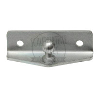 Beschlag Gasdruckdämpfer Abmessung 65 x 19,5 Kugel mm 10 Lochabstand mm 45