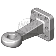 Zugöse Ausführung Flansch, D-Wert kN 190, Lochbild mm 110 x 100