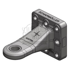 Zugöse Cat. 3 Lochbild mm 145 x 145 Zugösen 42 mm Stützlast kg 3000