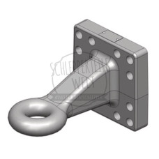 Zugöse Lochbild mm 160 x 160 Zugöse 50 mm Stützlast kg 4000