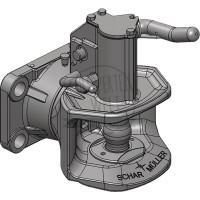 Flanschkupplung Scharmüller A11 Kuppelbolzen mm 38 Lochbild mm 140 x 80