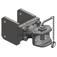ZUGMAUL Ø31mm manuell. INKL.KONSOLE für Deutz-Fahr 6006 6206 6806 7006 7206