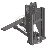 Anhängebock für Case IH Puma Claas Atles Massey Ferguson 6497 8280 MB-Trac Steyr CVT